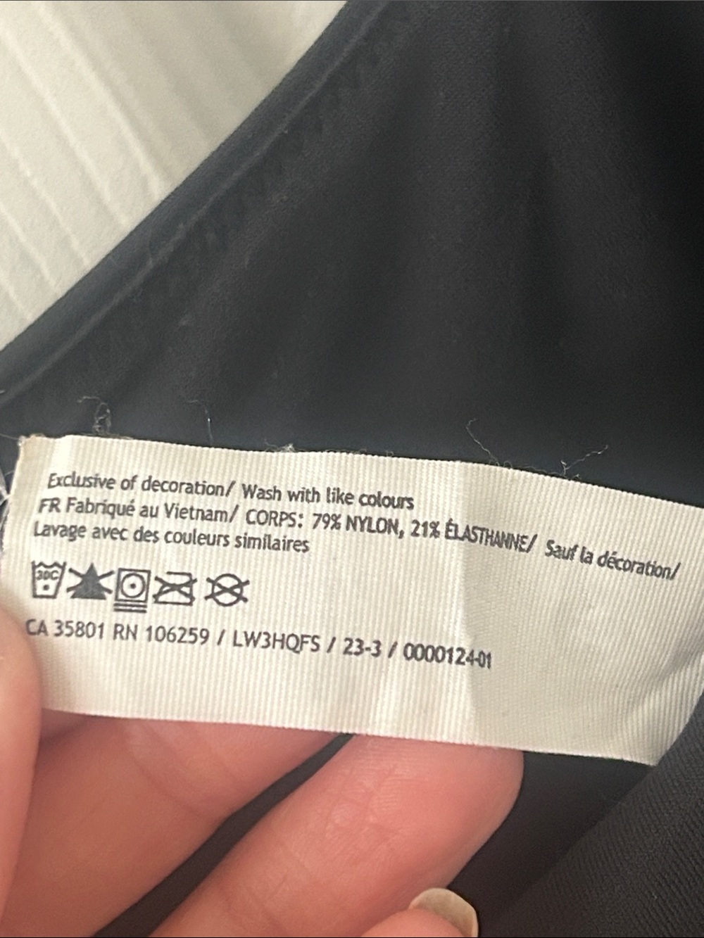 Lululemon Wundermost Ultra-Soft Nulu Square-Neck Long-Sleeve Thong Bodysuit - Picture 14 of 14